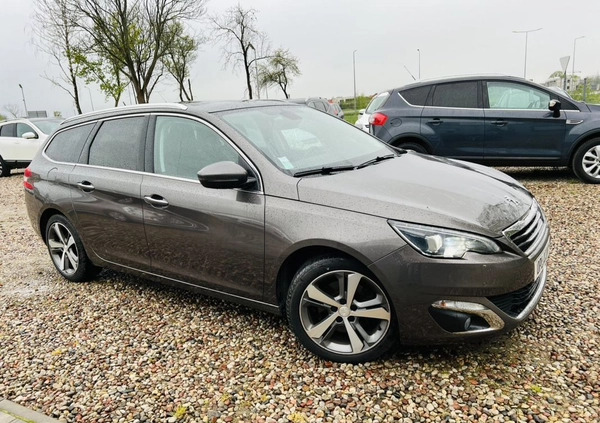 Peugeot 308 cena 38300 przebieg: 177000, rok produkcji 2015 z Ostrołęka małe 529